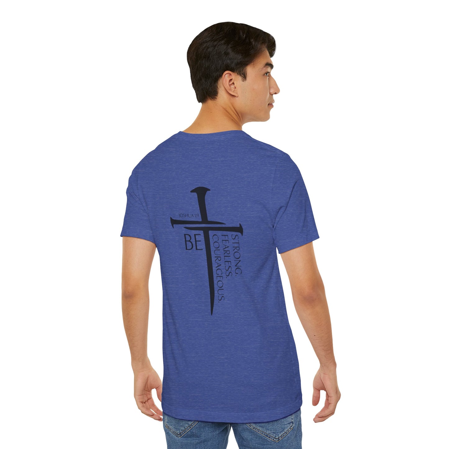 Mens Joshua 1:9 Short Sleeve Tee