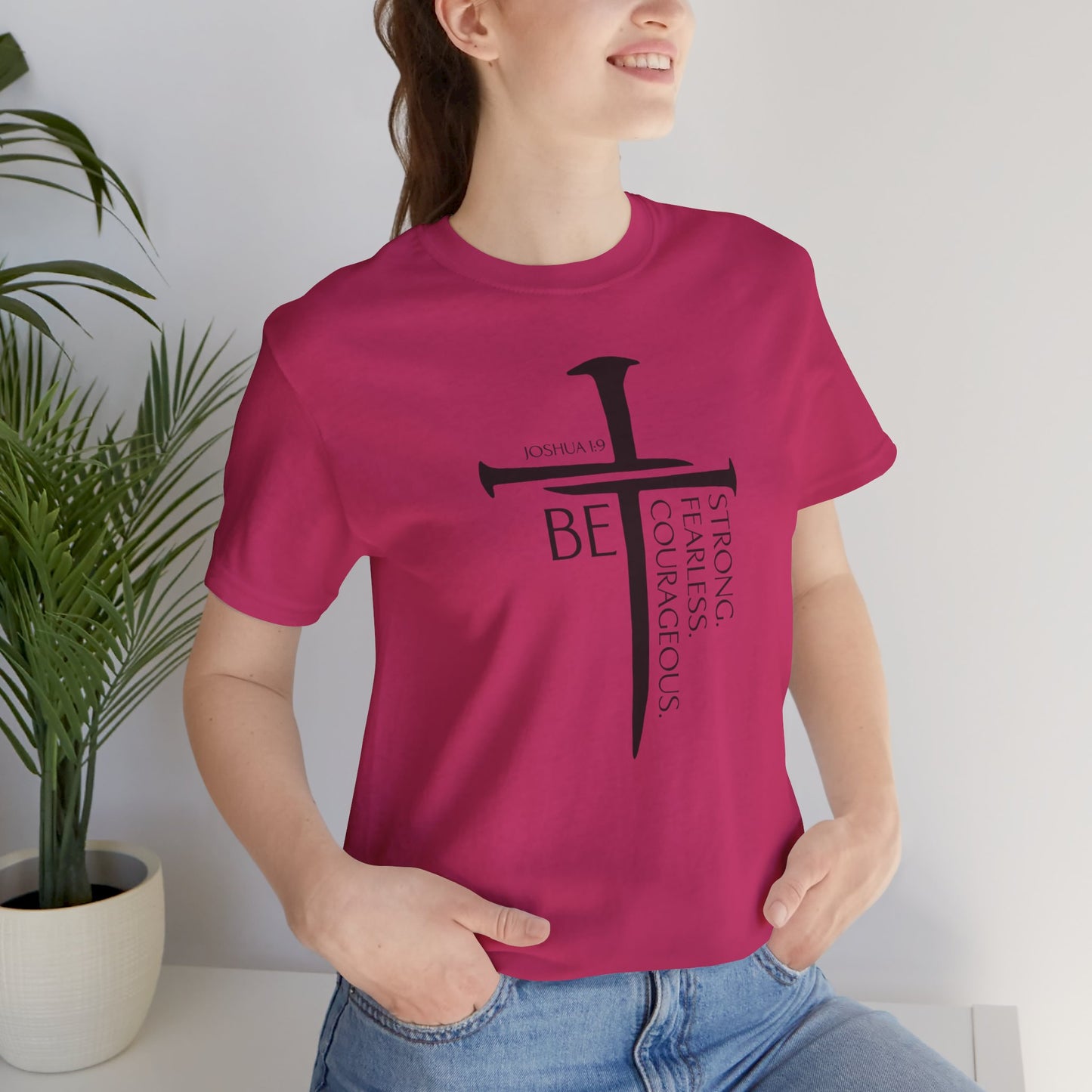 Women's Joshua 1:9 Short Sleeve Tee