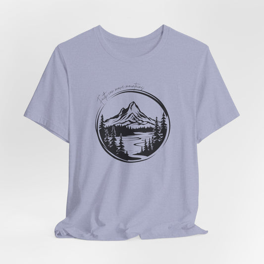 Faith moves mountains Women's Short Sleeve Tee