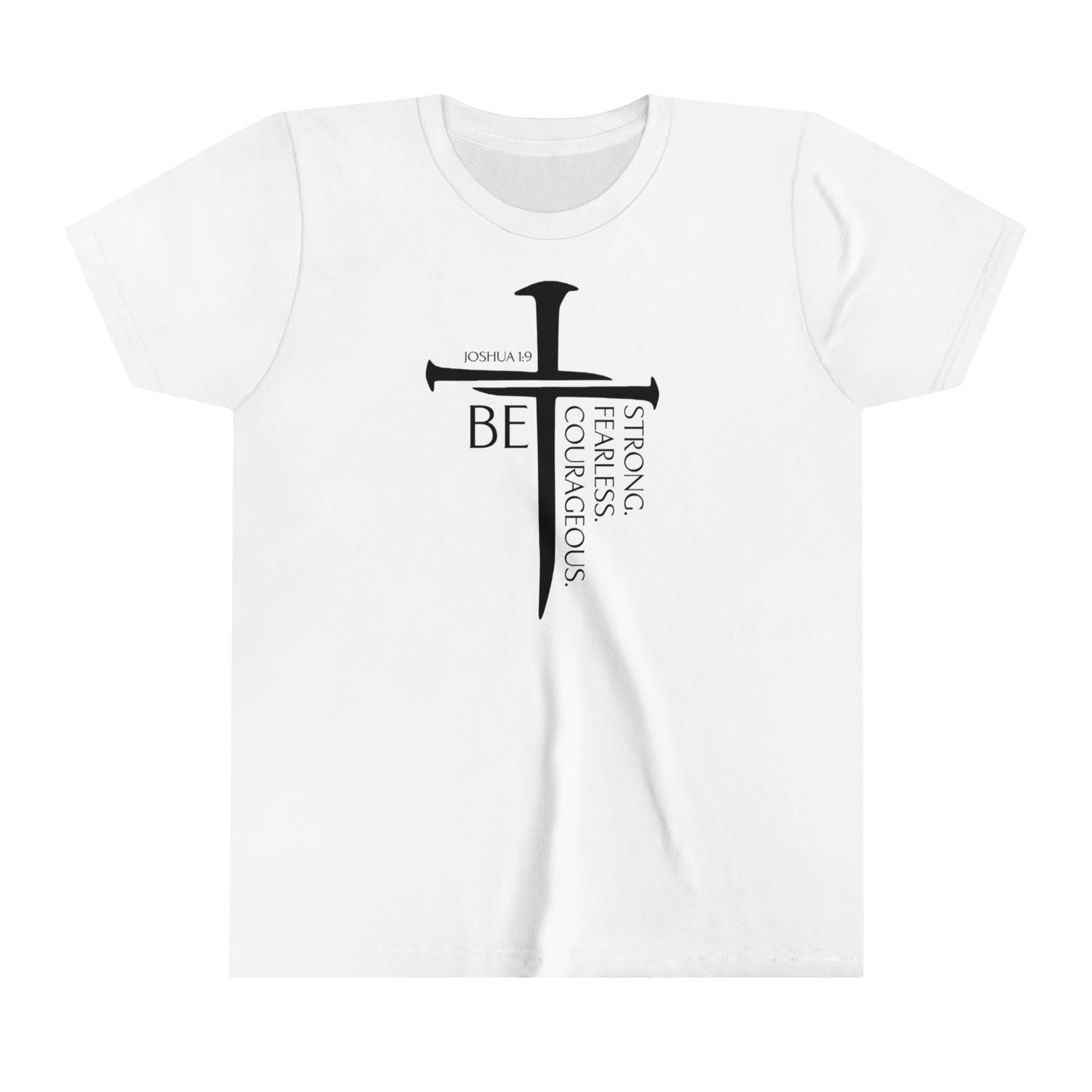 Joshua 1:9 Youth Short Sleeve Tee