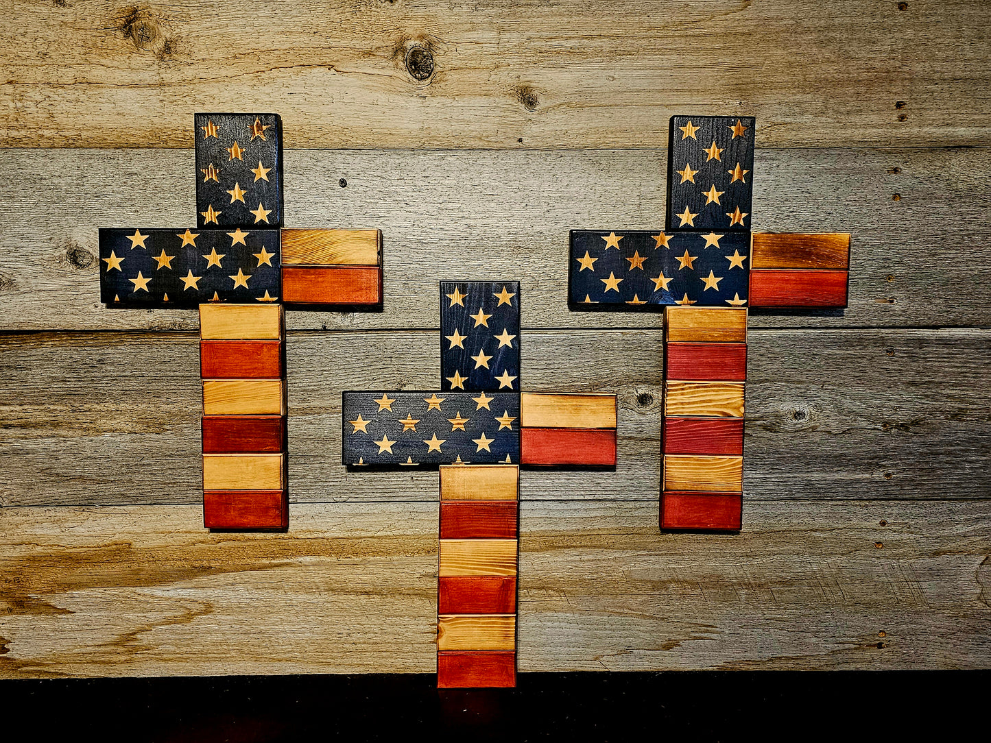 American Flag Cross