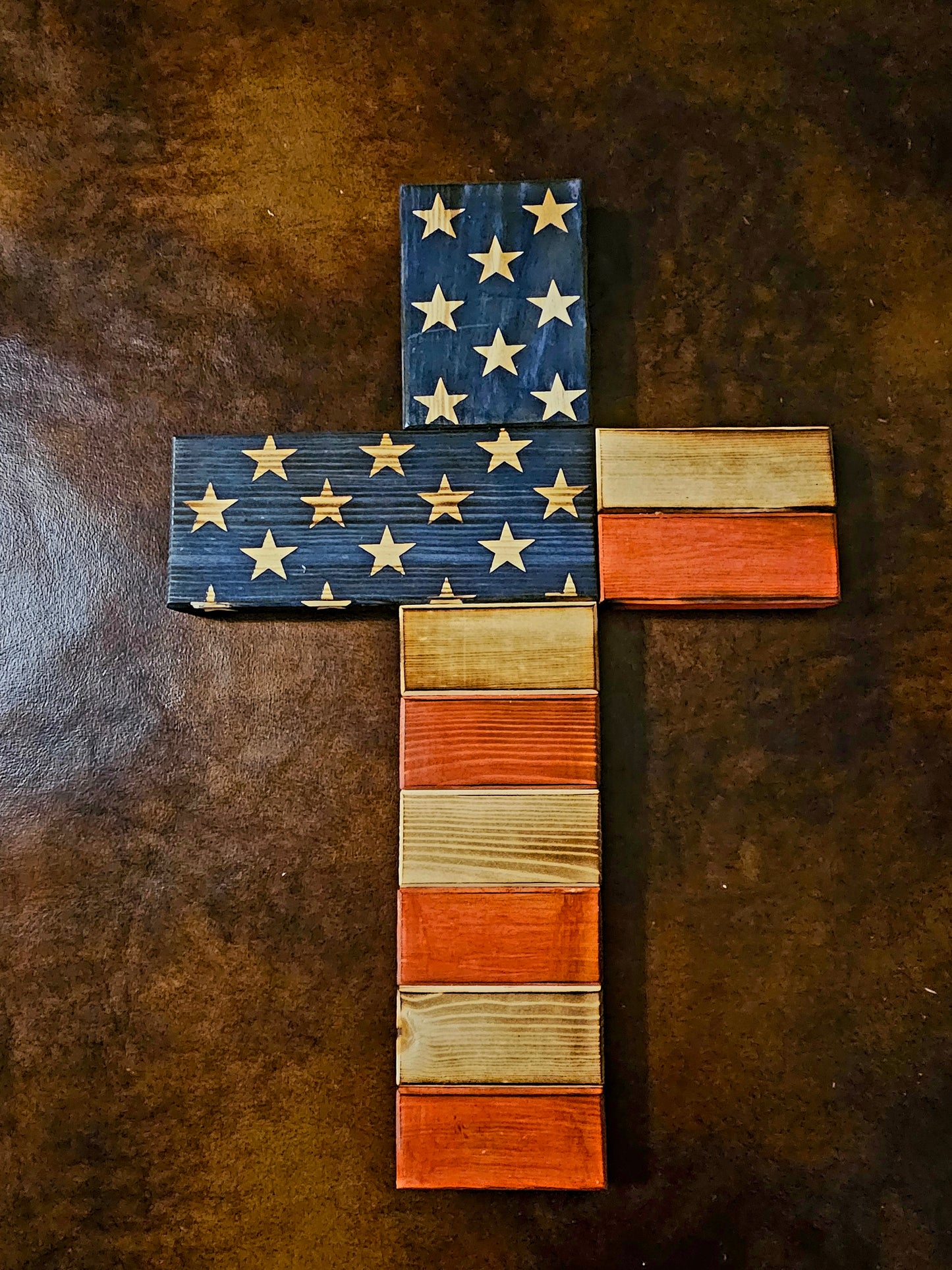 American Flag Cross