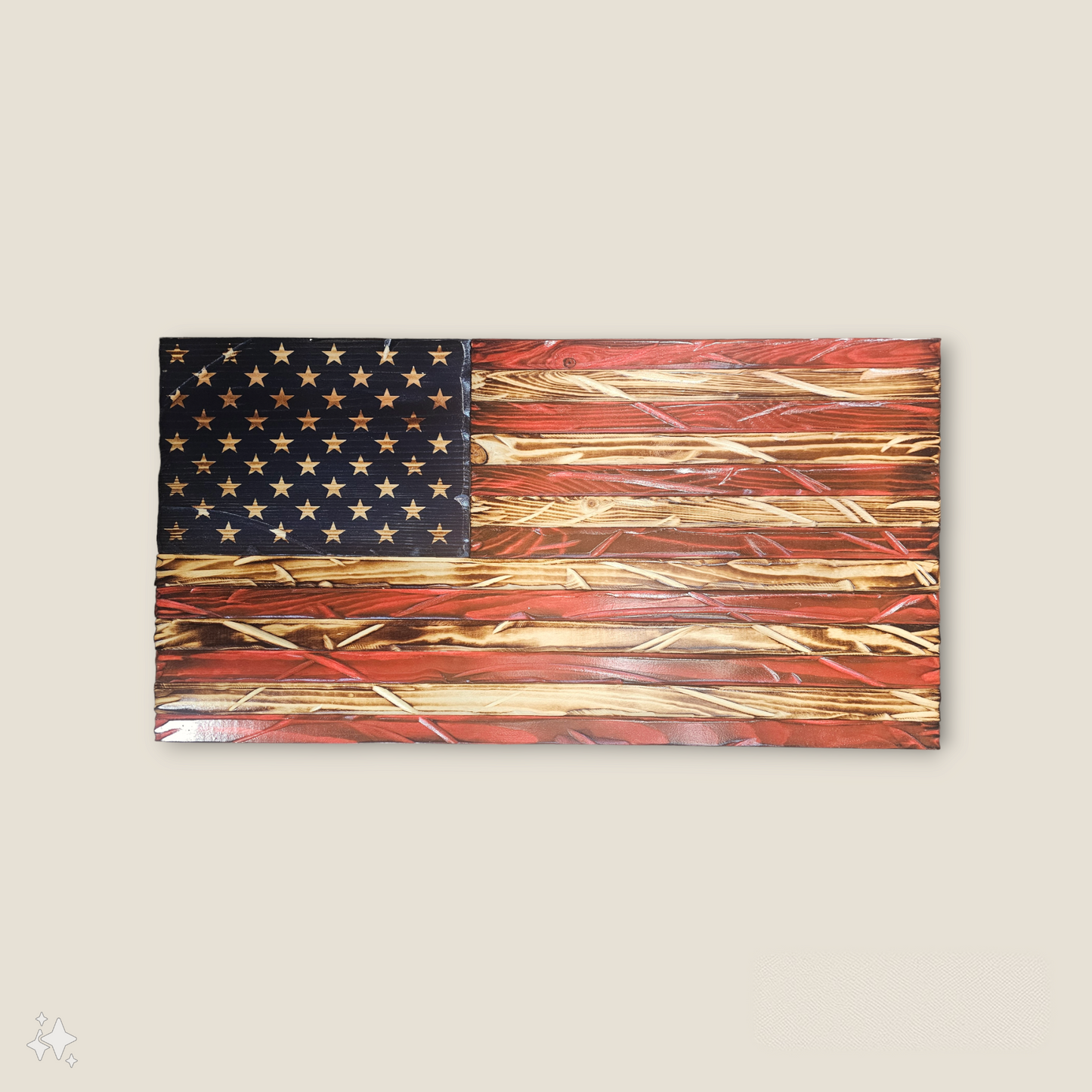 Tattered American Flag