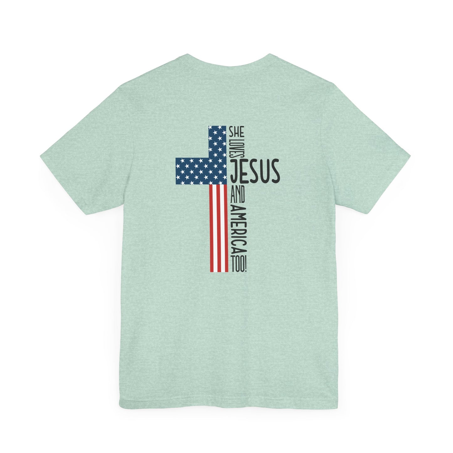 She loves Jesus Women's Short Sleeve Tee