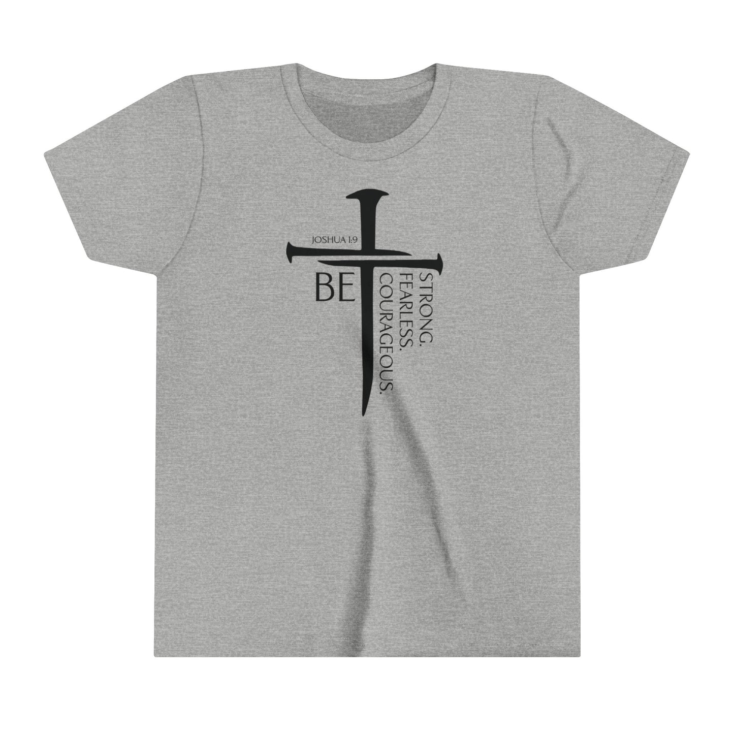 Joshua 1:9 Youth Short Sleeve Tee