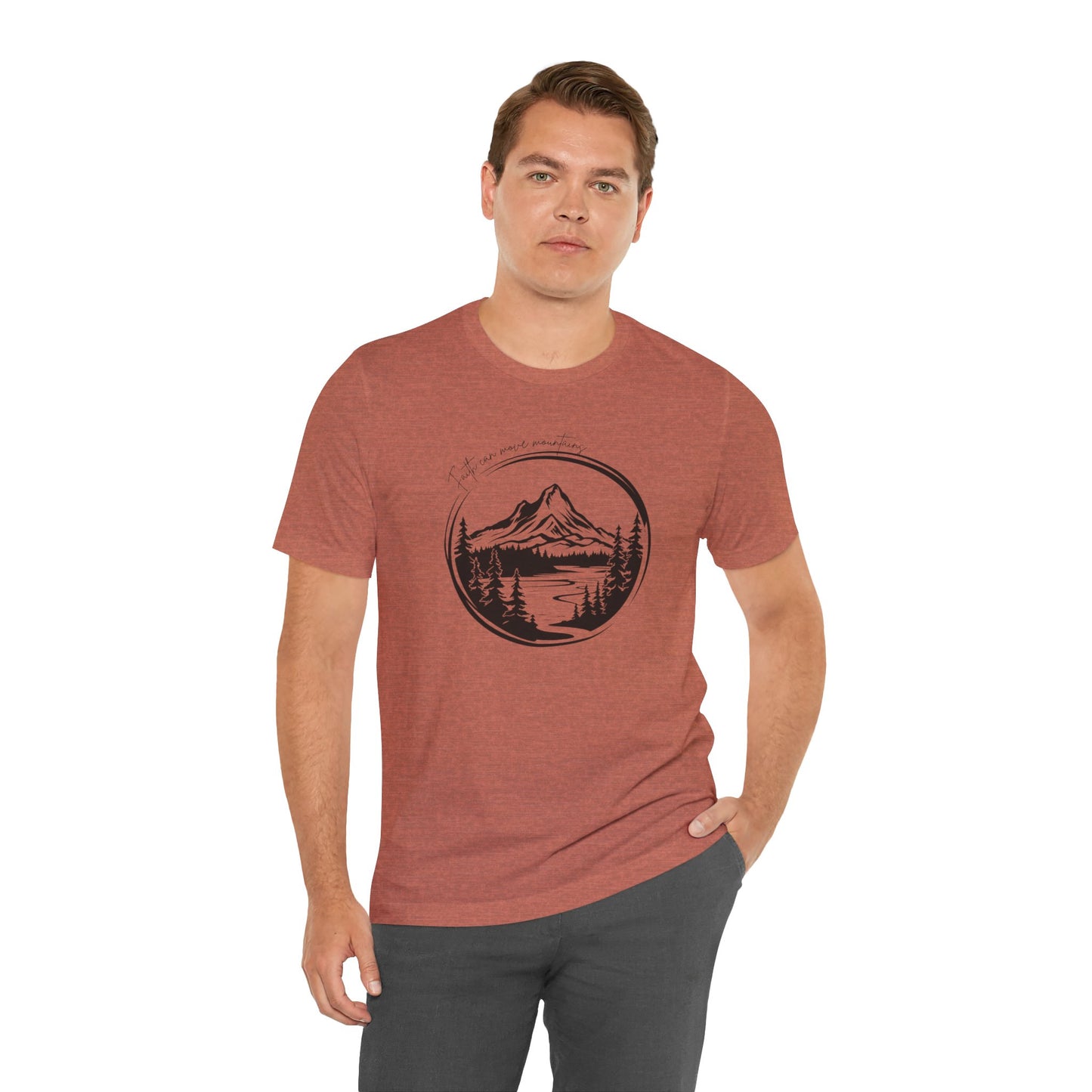 Faith moves mountains Short Sleeve Tee