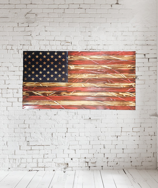 Tattered American Flag