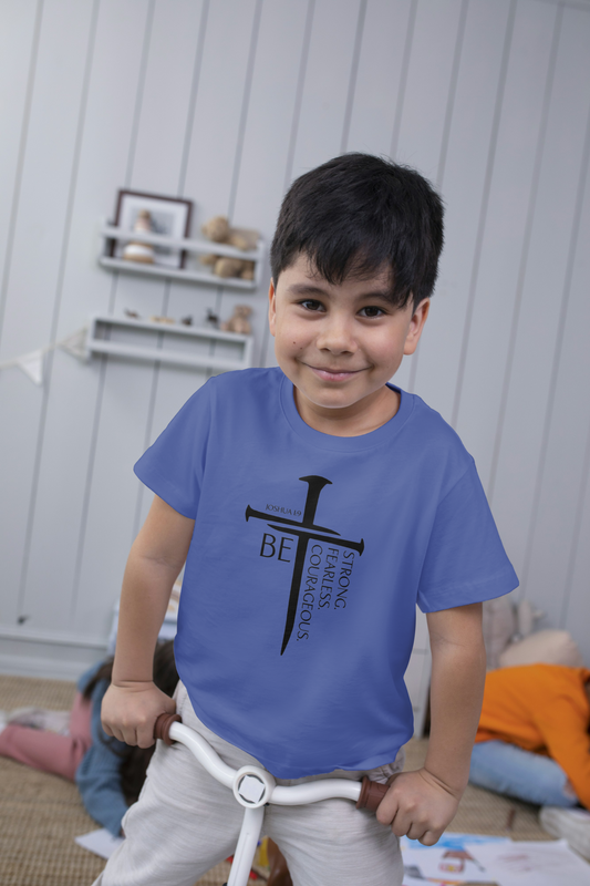 Joshua 1:9 Youth Short Sleeve Tee